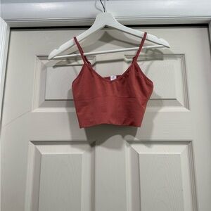 Forever 21 Red Sleeveless Fitted Camisole